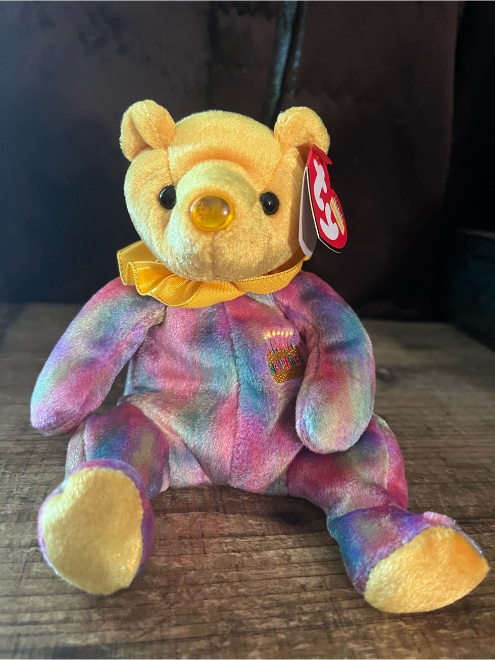 Ty November Birthday Beanie Baby Multicolor PlushBear